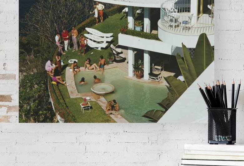 Clifftop Pool - Slim Aarons by chirsteven