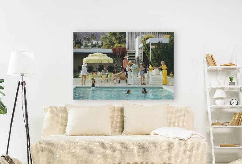 Poolside Gathering Slim Aarons by chirsteven