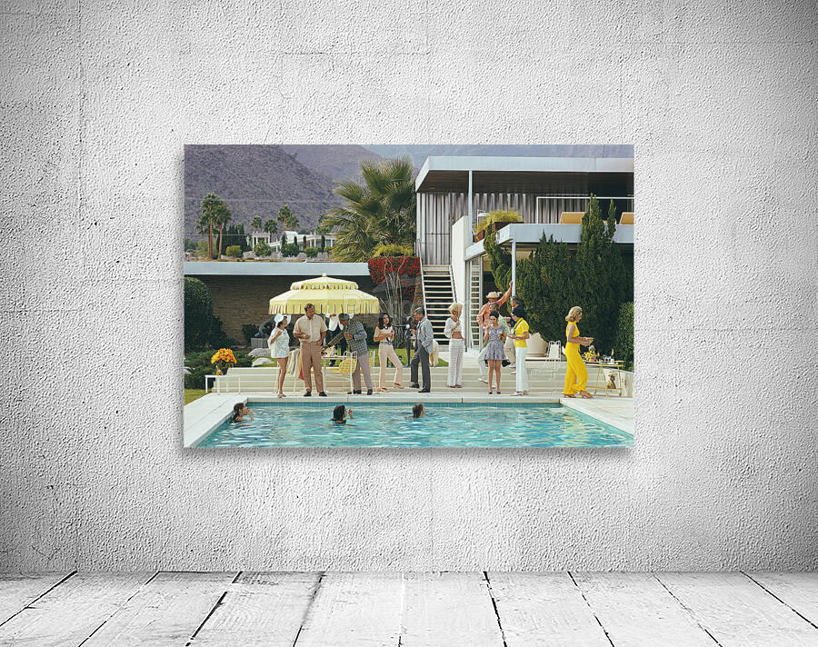 Poolside Host - Slim Aarons Wall Preview