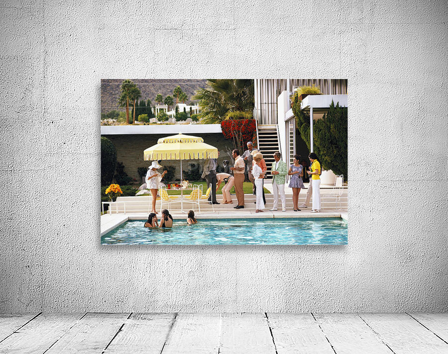 Poolside Party - Slim Aarons Wall Preview
