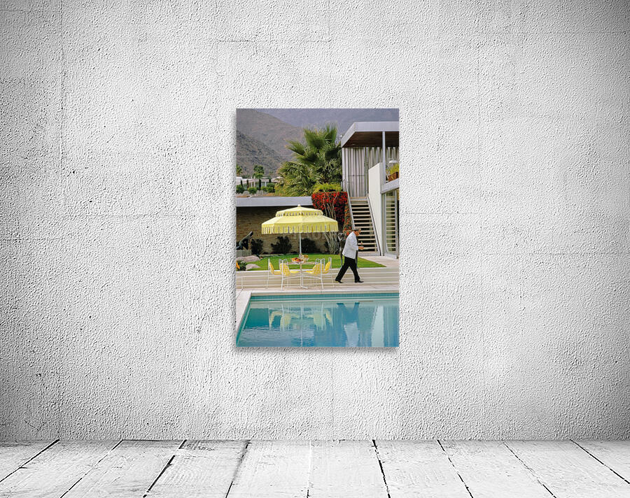 Poolside Waiting - Slim Aarons Wall Preview