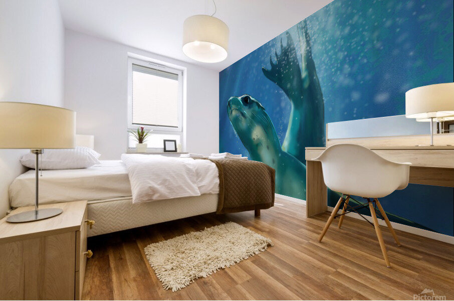 Sea Lion Mural print