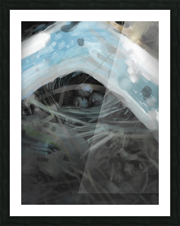 Bird Nest Picture Frame print
