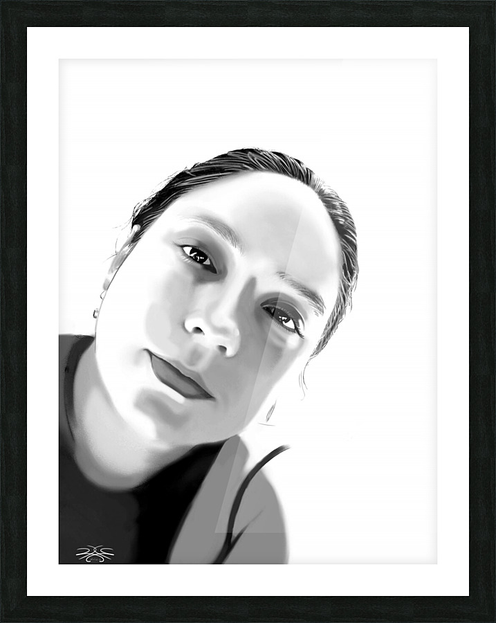 Marie jpeg Picture Frame print