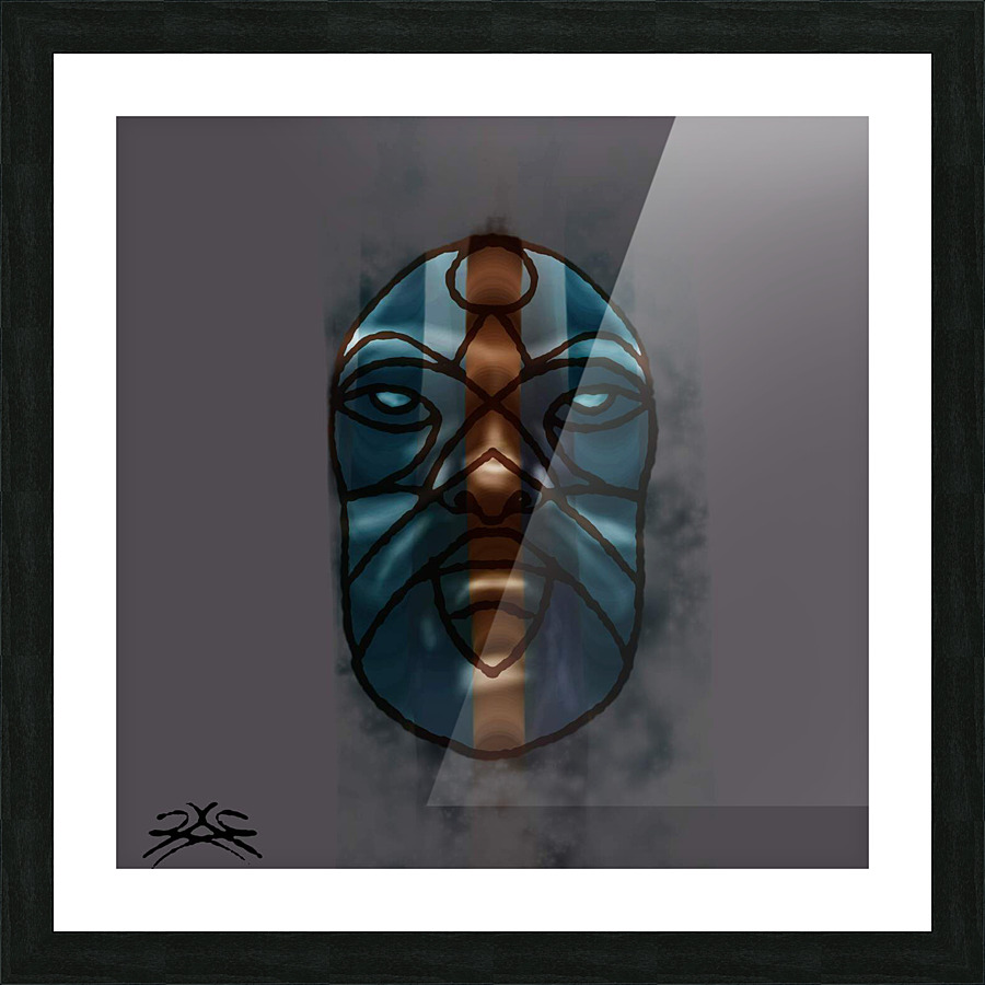 Mask Picture Frame print