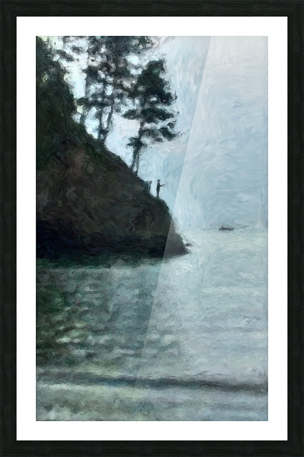 Fishing Picture Frame print