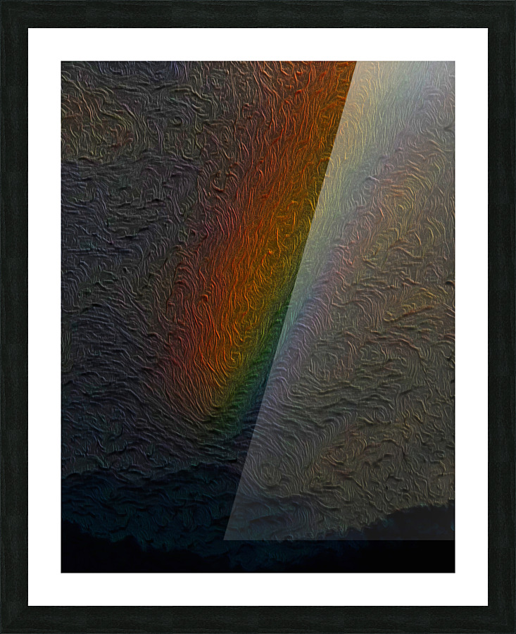 Frosting Rainbow Picture Frame print
