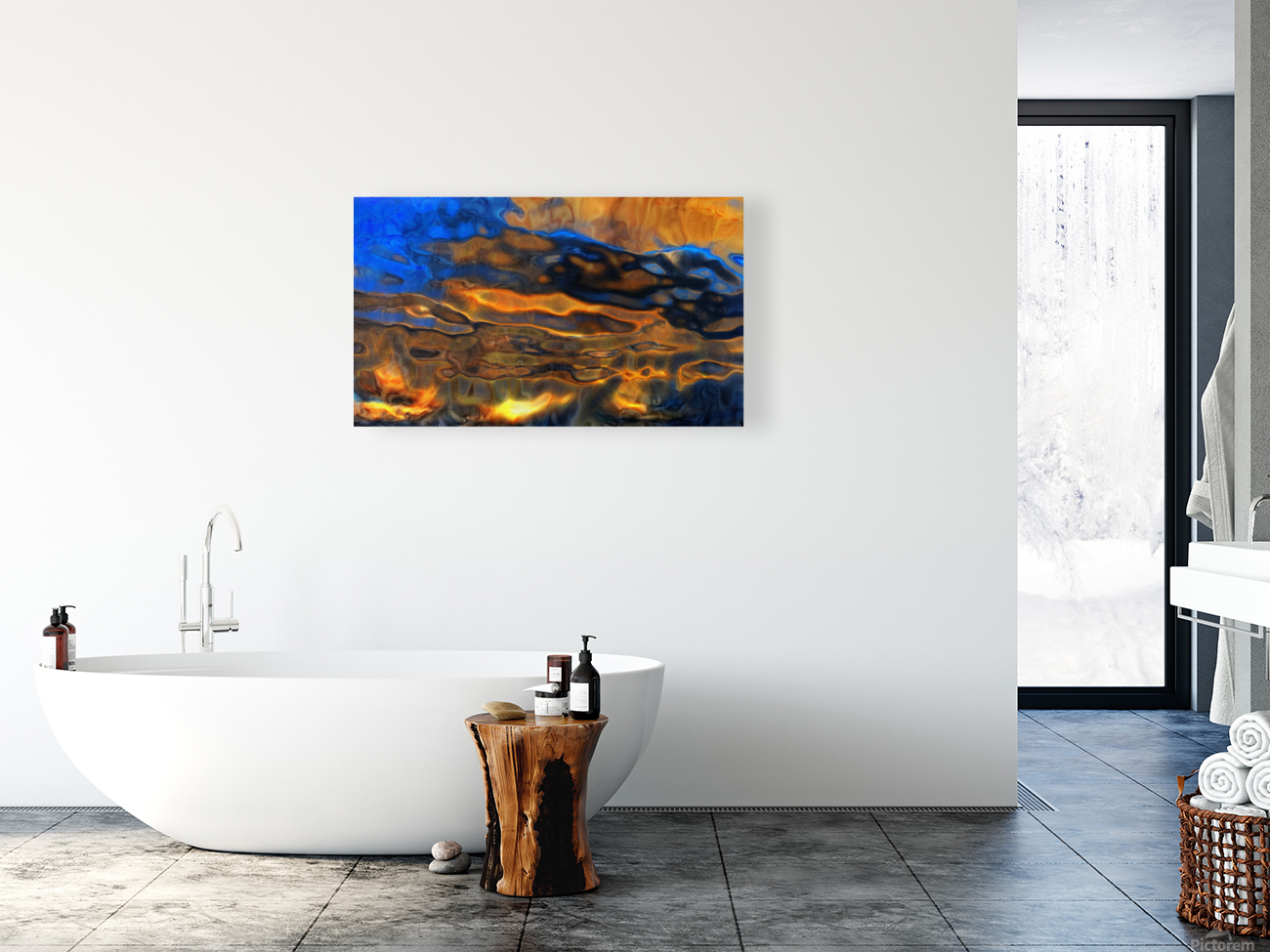 Liquid Sunset Reproduction