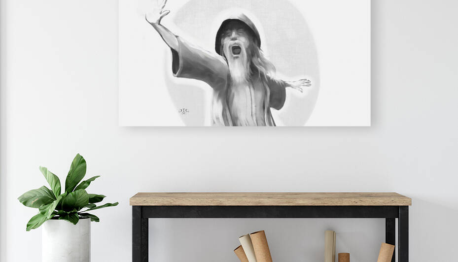 screaming wizard by Robert Stretch