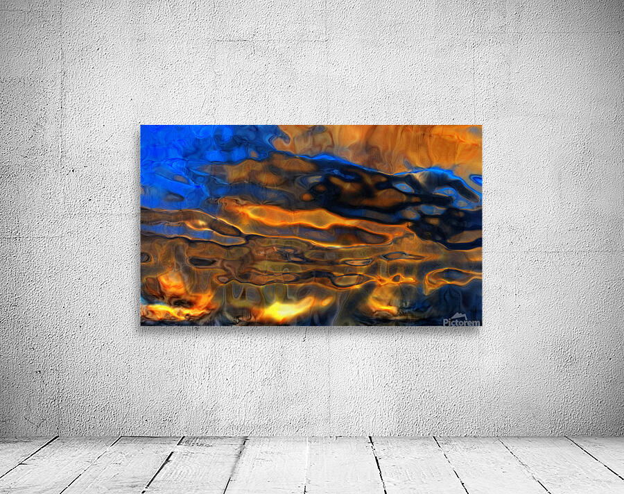 Liquid Sunset Wall Preview