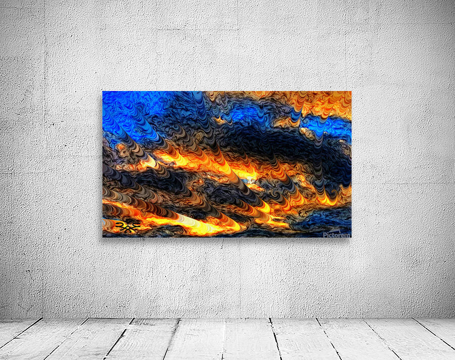 Swirl Sunset Wall Preview