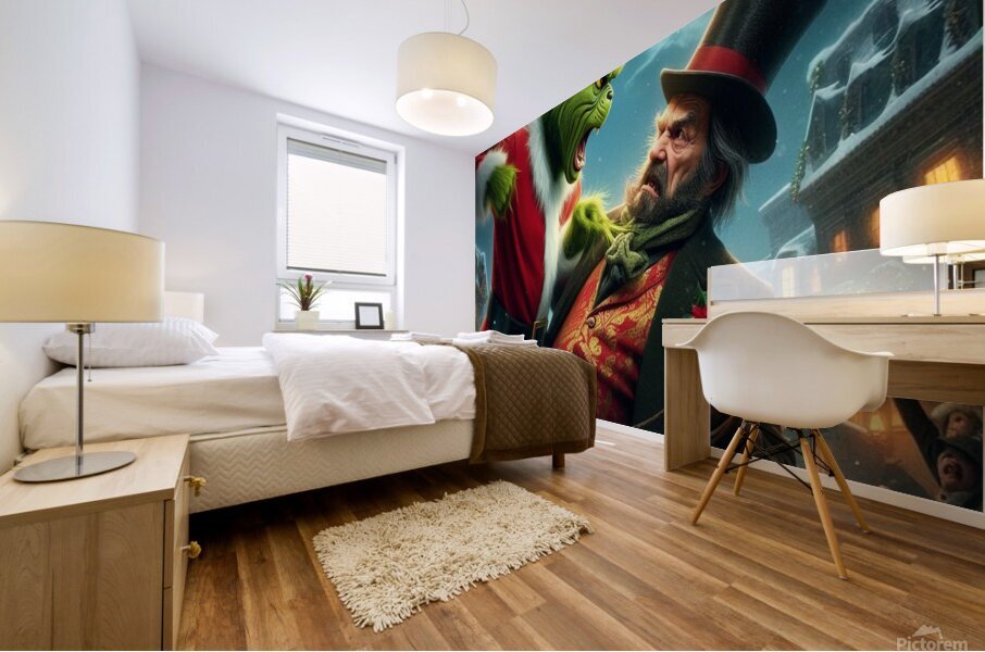 The Grinch Mural print