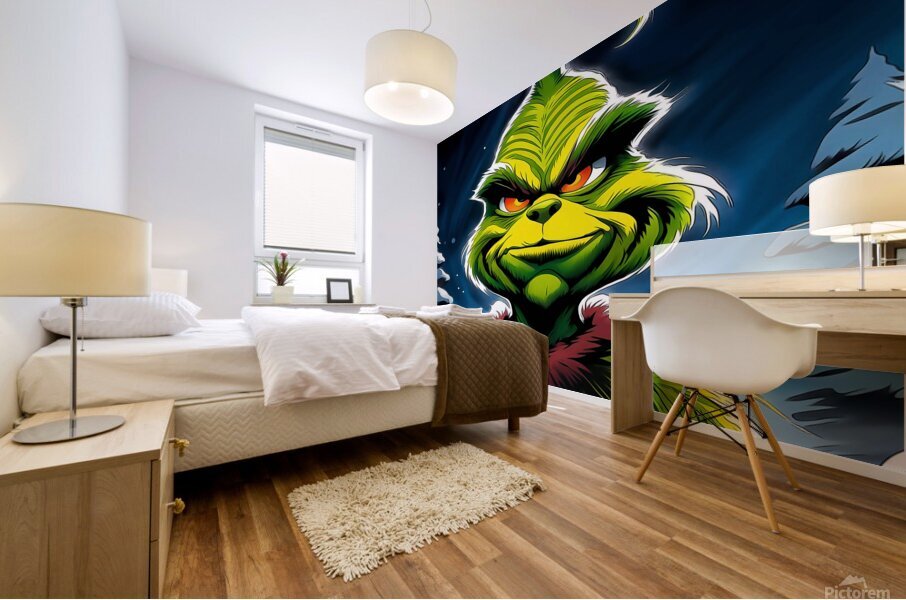 The Grinch Mural print