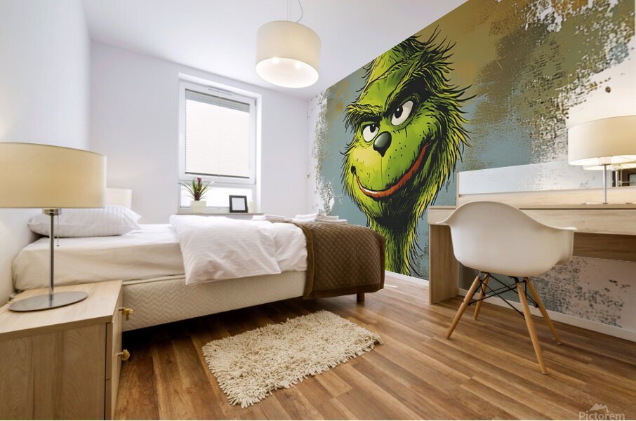 The Grinch Mural print