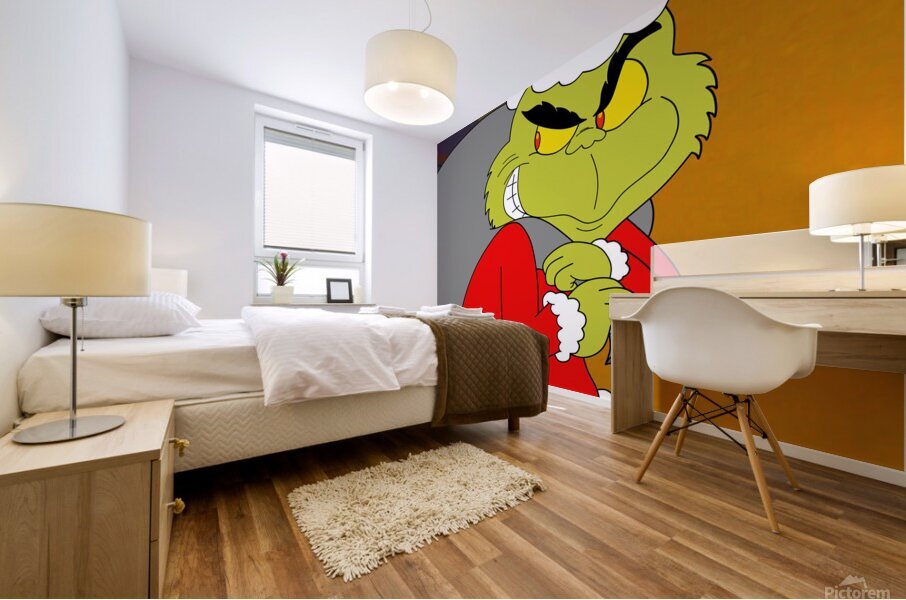 The Grinch Mural print