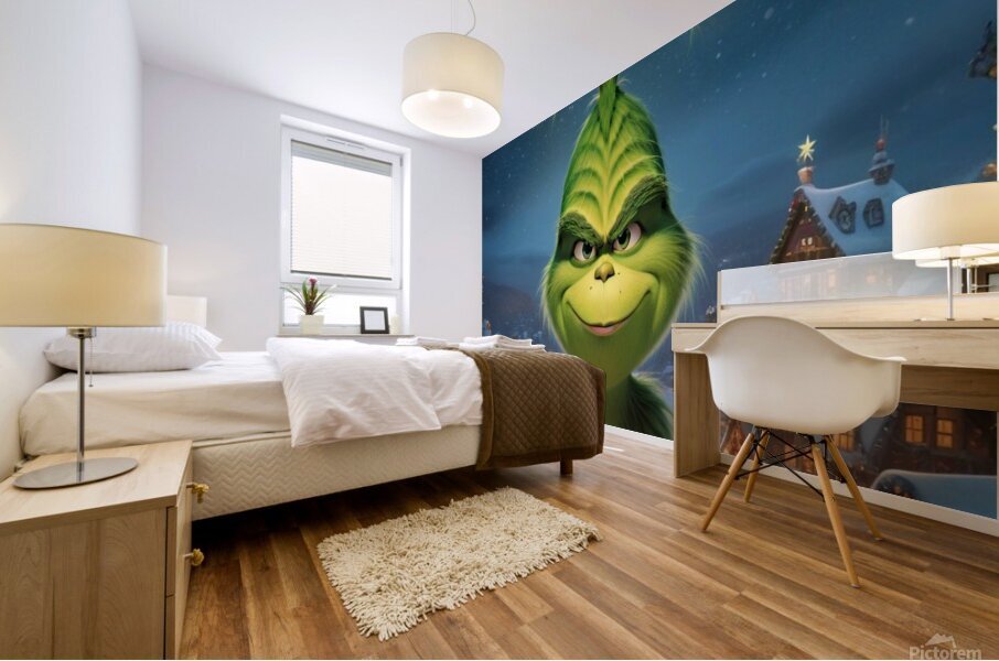 The Grinch Mural print