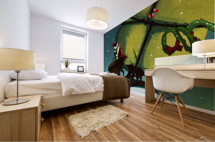 The Grinch Mural print