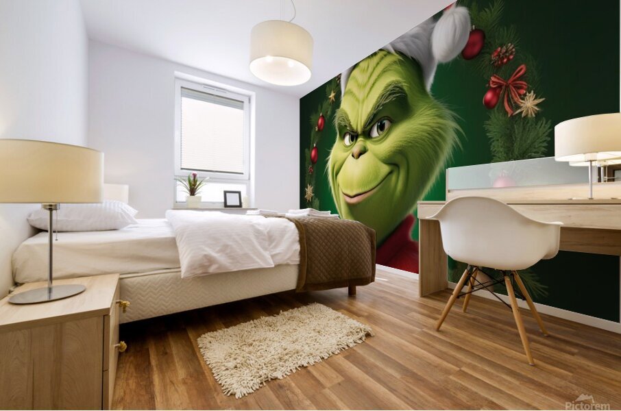 The Grinch Mural print