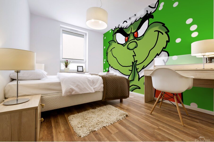 The Grinch Mural print