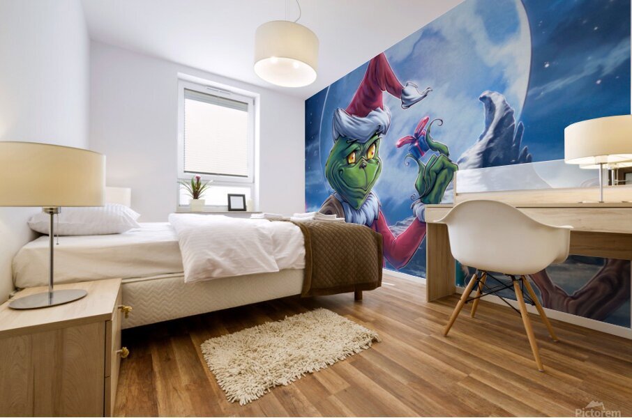 The Grinch Mural print