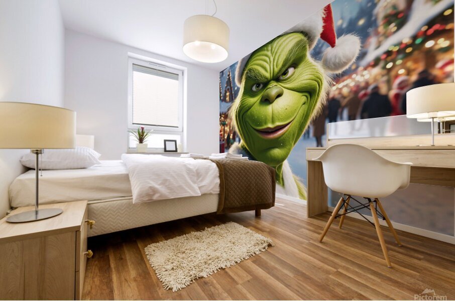 The Grinch Mural print