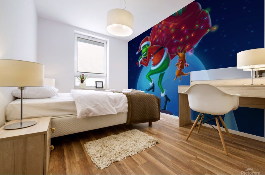 The Grinch Mural print