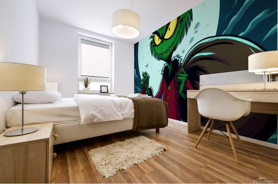 The Grinch Mural print