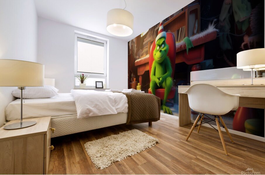 The Grinch Mural print