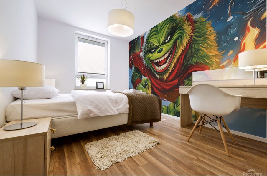 The Grinch Mural print