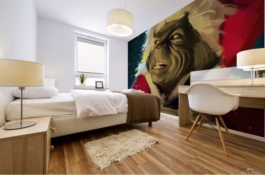 The Grinch Mural print
