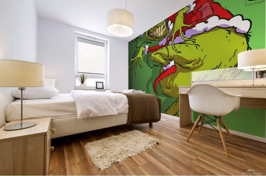 The Grinch Mural print