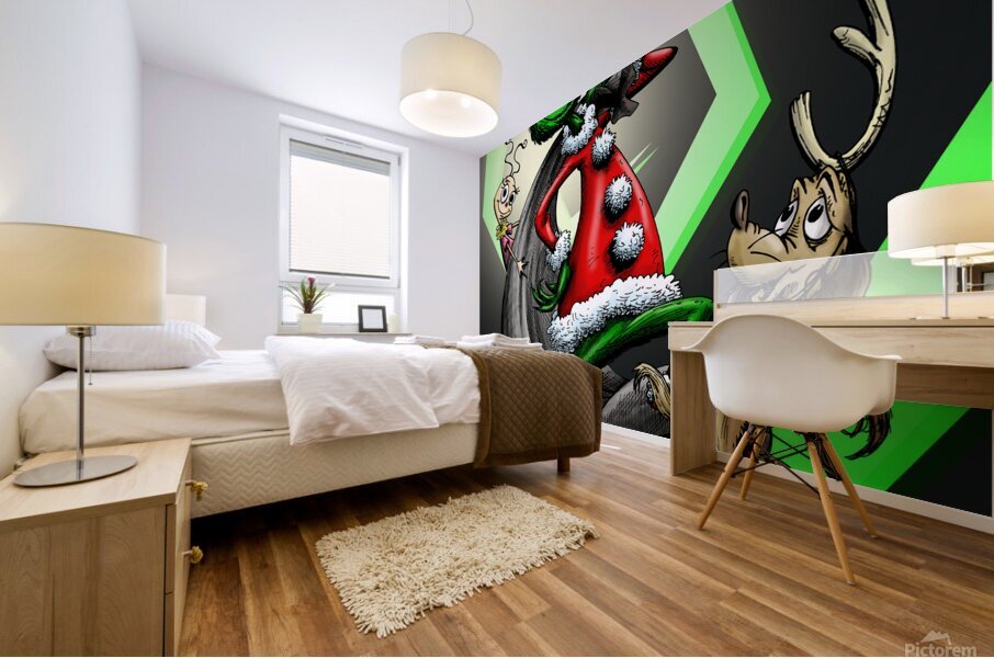 The Grinch Mural print