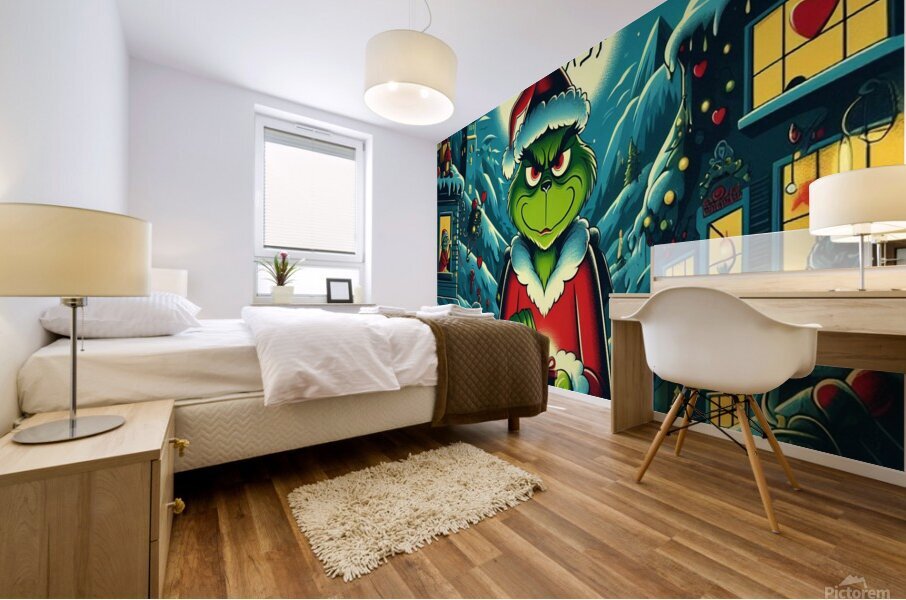 The Grinch Mural print