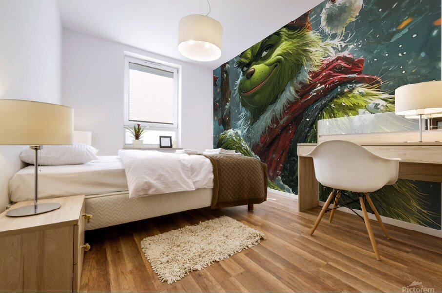 The Grinch Mural print