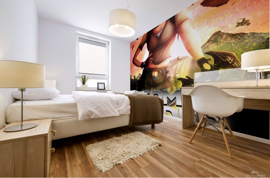 Tomb Raider Mural print