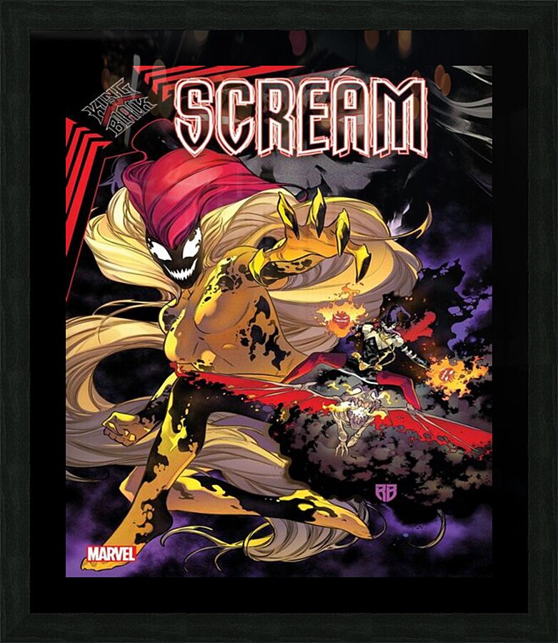 Scream Picture Frame print