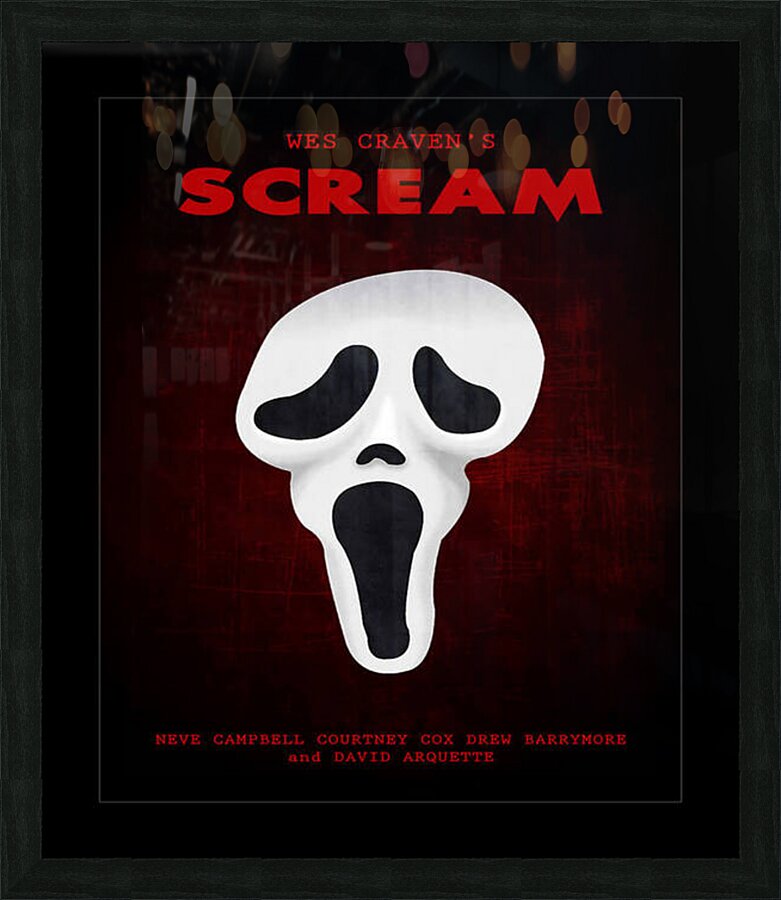 Scream Picture Frame print