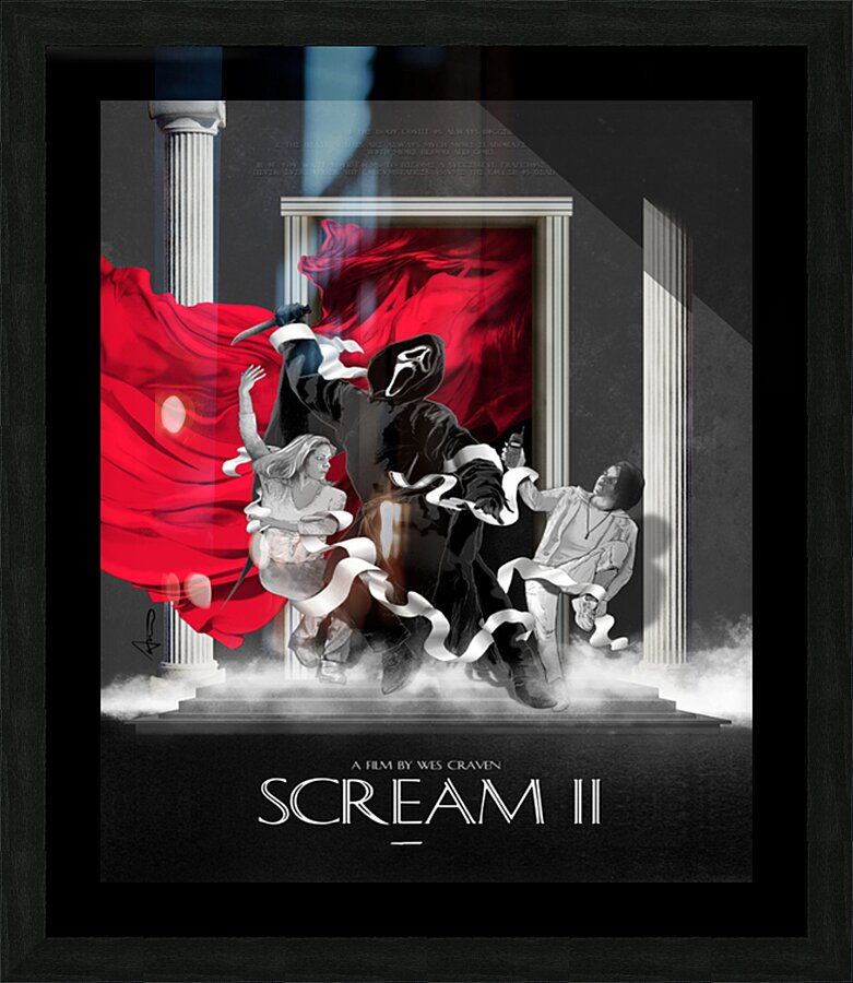 Scream Picture Frame print