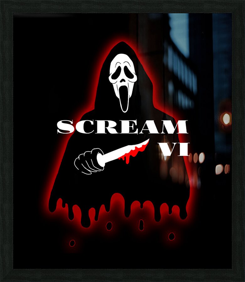 Scream Picture Frame print