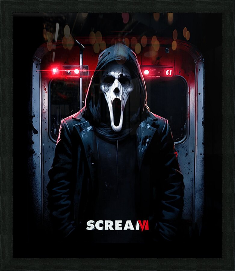 Scream Picture Frame print
