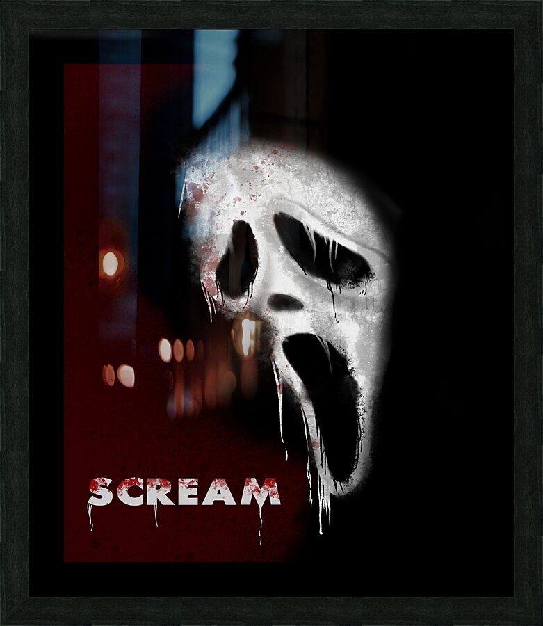 Scream Picture Frame print
