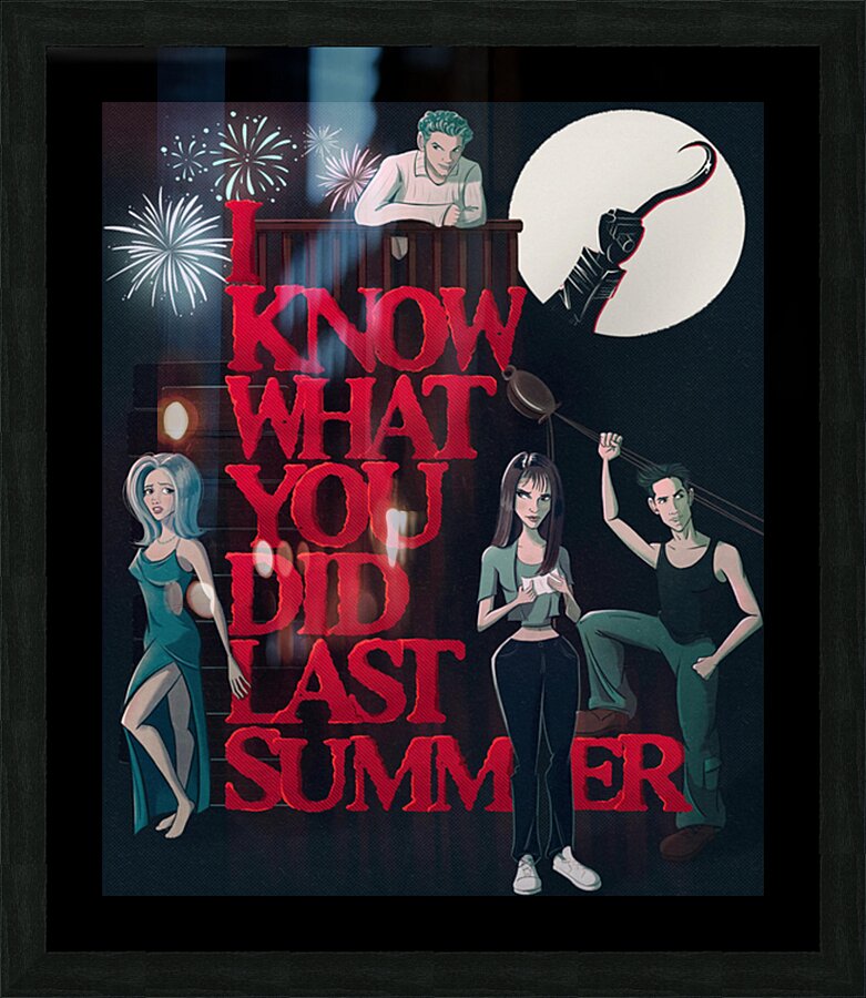 Scream Picture Frame print