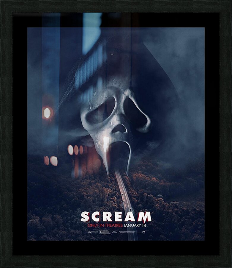 Scream Picture Frame print