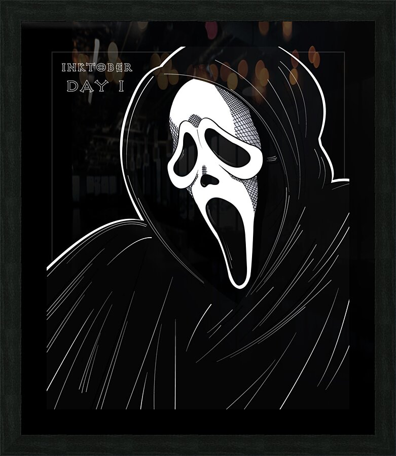 Scream Picture Frame print