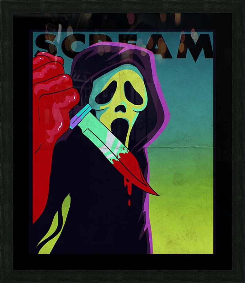 Scream Picture Frame print