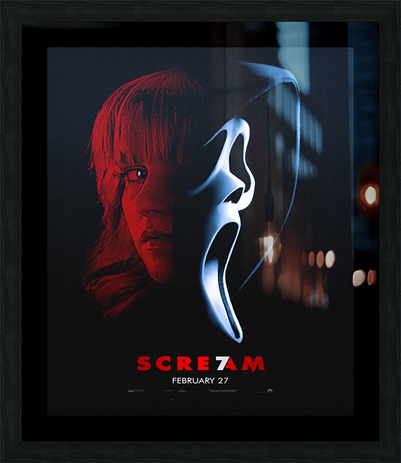 Scream Picture Frame print