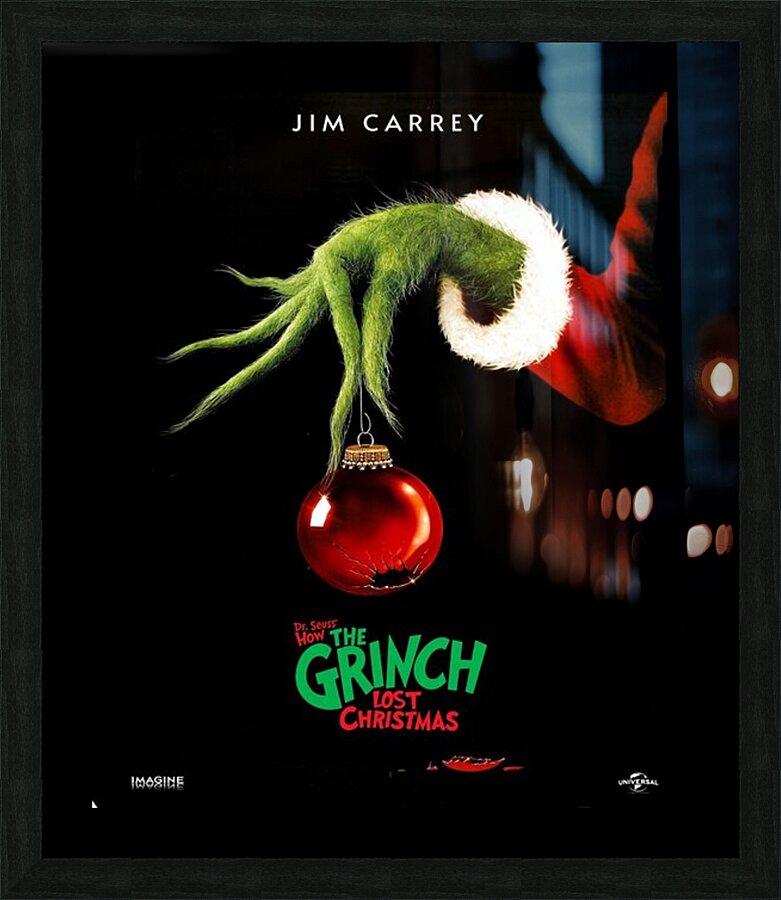 The Grinch Picture Frame print