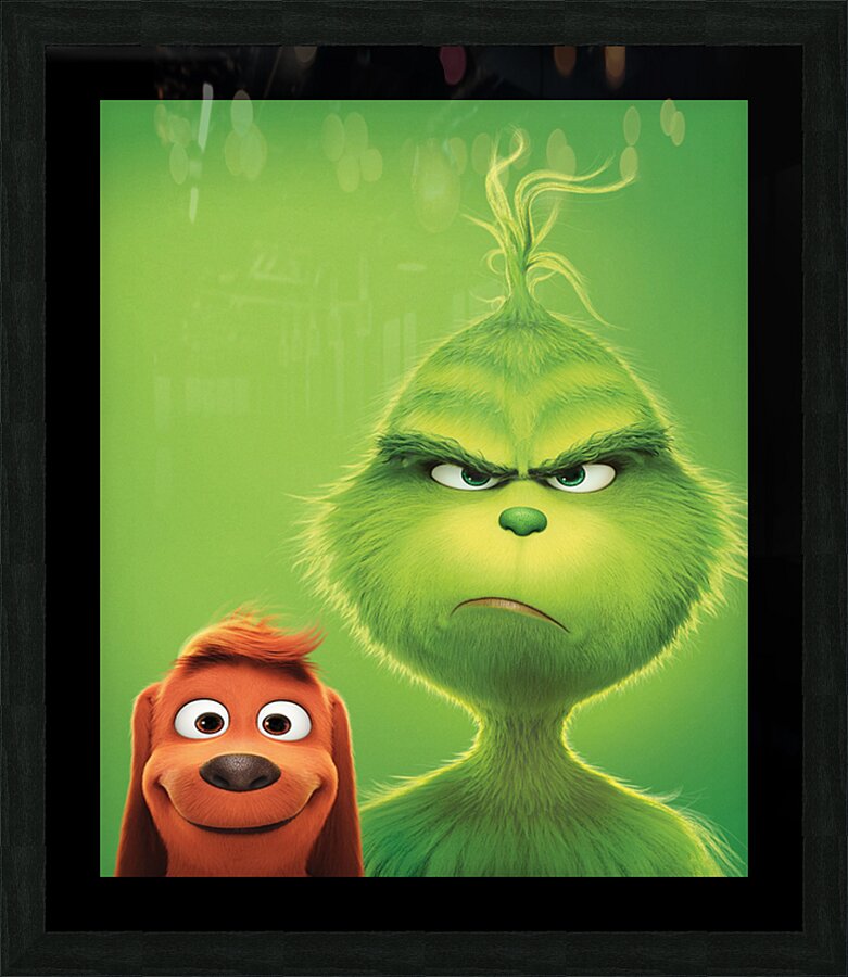 The Grinch Picture Frame print