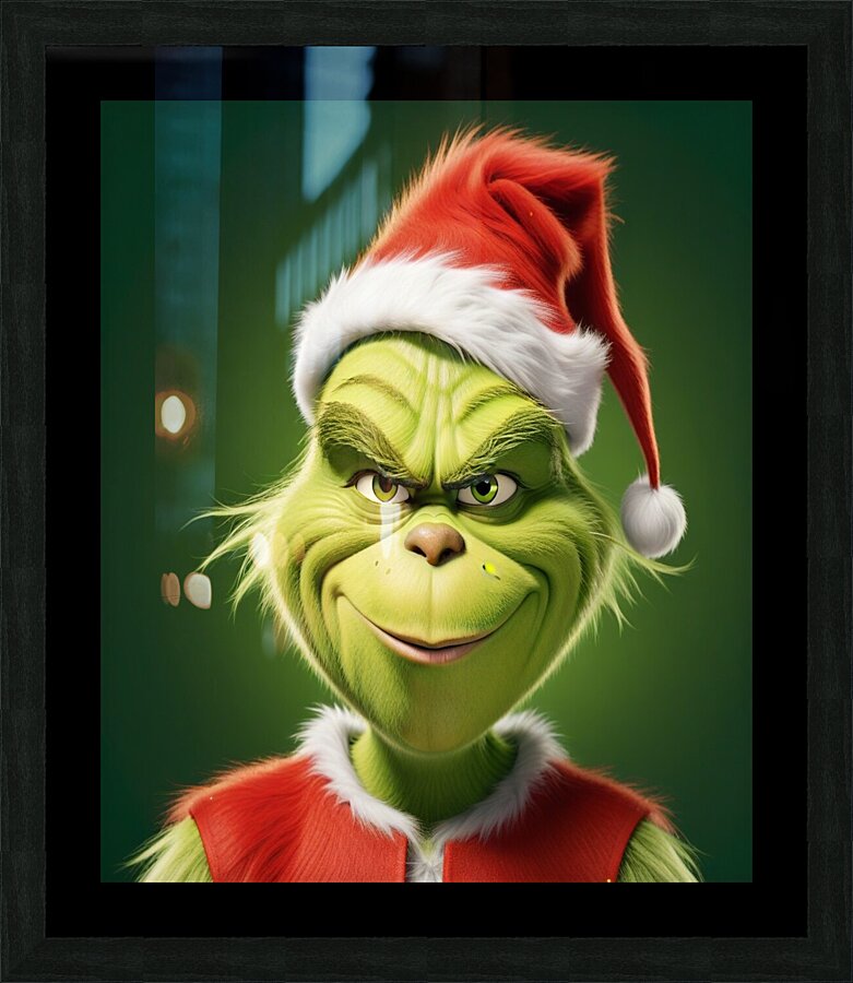 The Grinch Picture Frame print