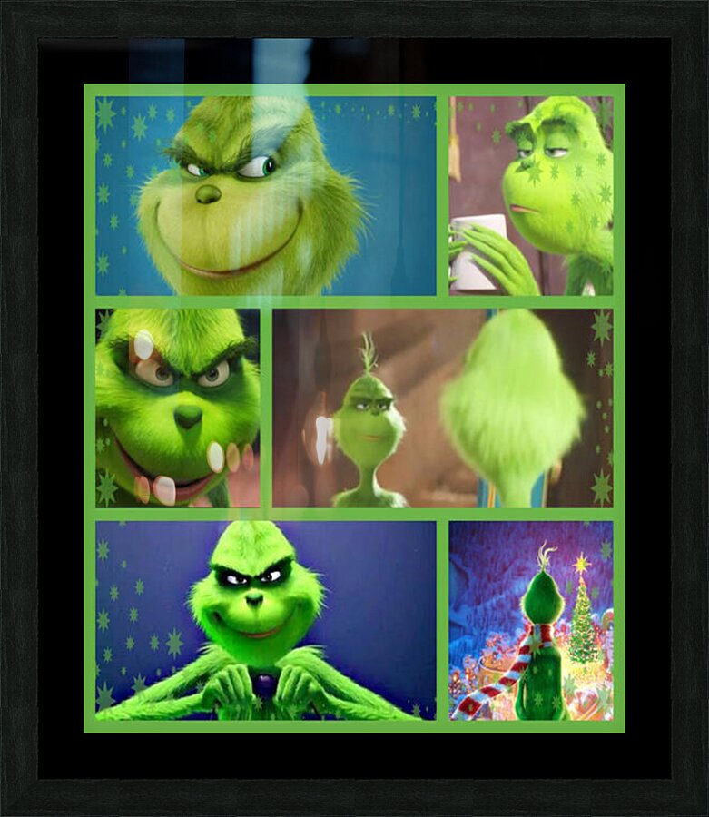 The Grinch Picture Frame print
